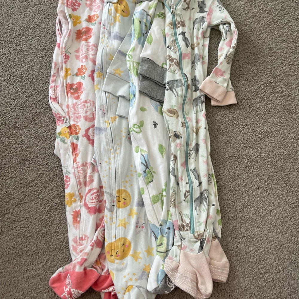 BUNDLE: Burt's Bees Pajamas - Floral, Sun/Moon, Earth & Farm